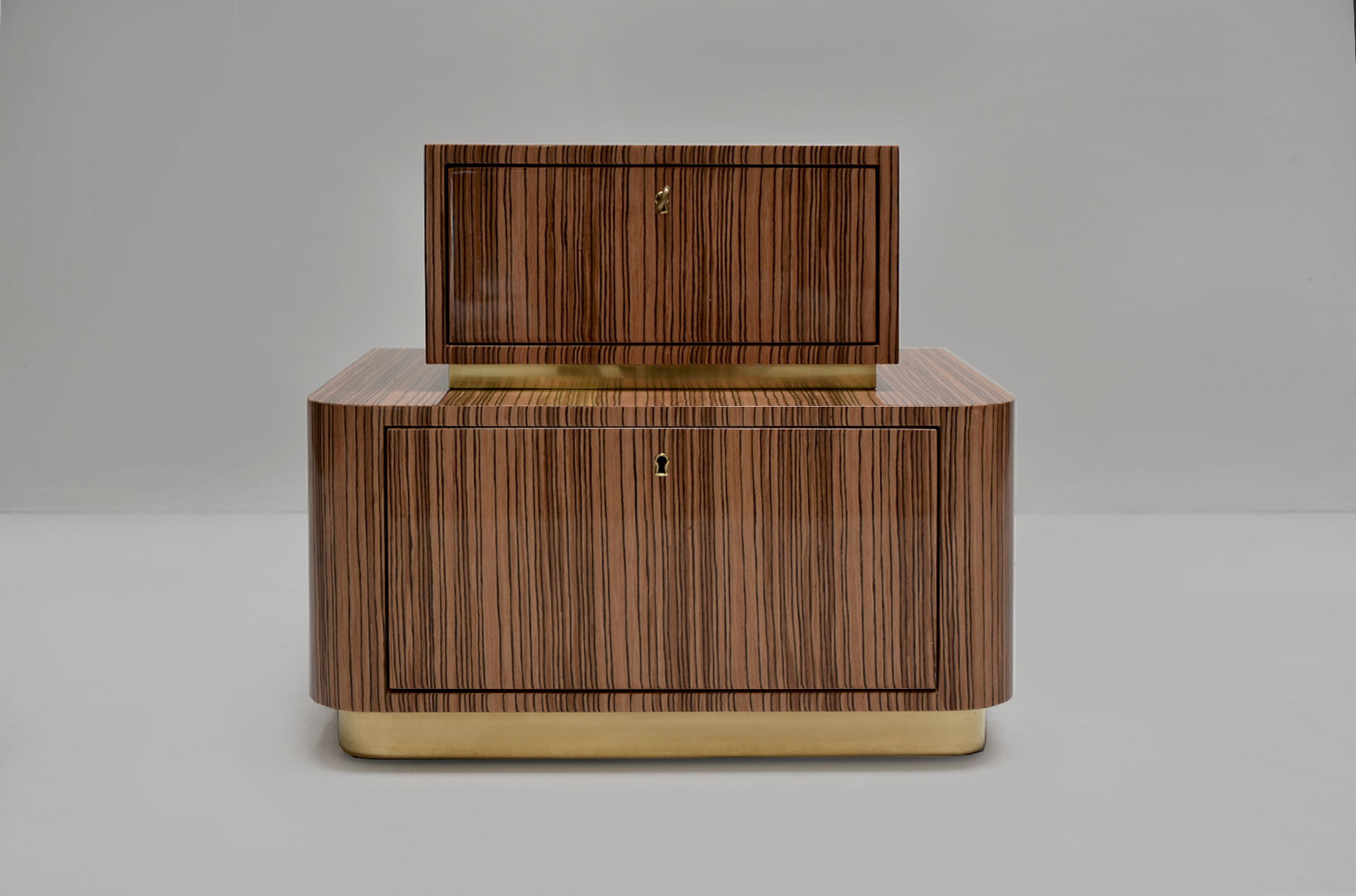 Zebra Nightstand - front view