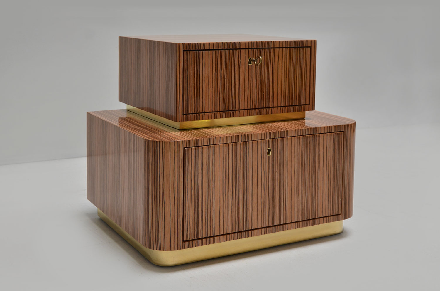 Zebra Nightstand - side view